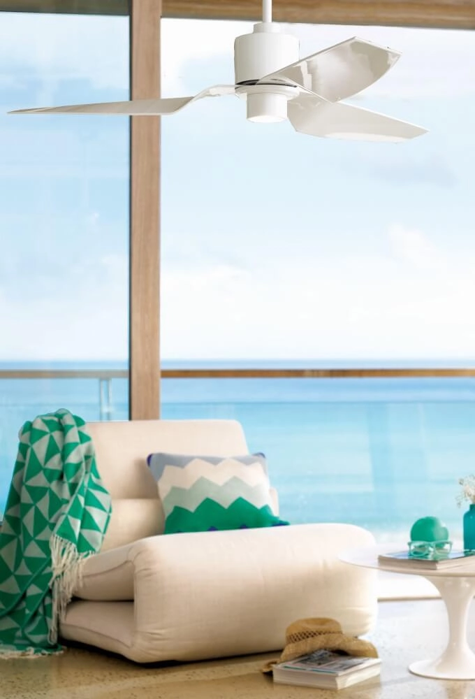 Ventilateur de plafond blanc Airfusion Climate II Ø 127 cm Beacon 9333509091158