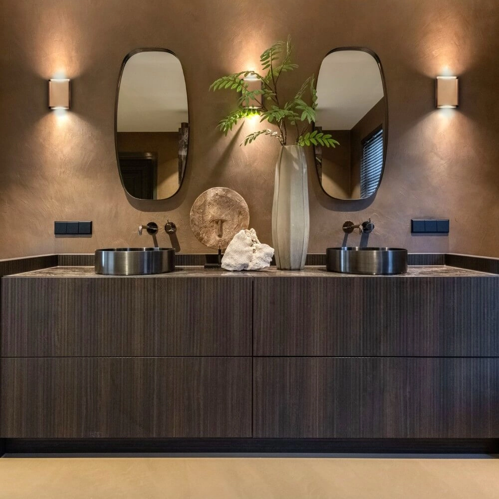 Applique murale Diaz L Bronze brossé Artdelight 8720701100305