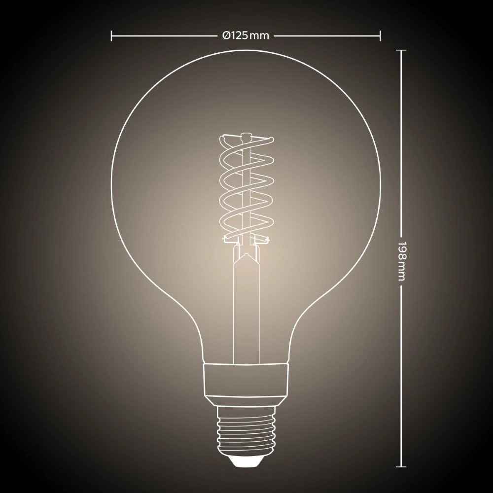 Source de lumière Hue - E27 - 7W - White 12,5 cm de large Philips 8719514343023
