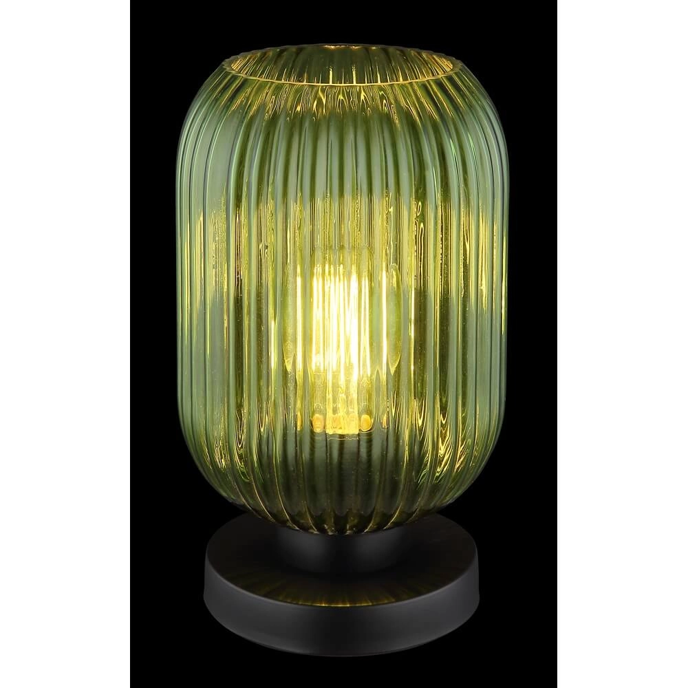 Lampe de table ronde Normy verre vert Ø 14cm Globo 9007371447299