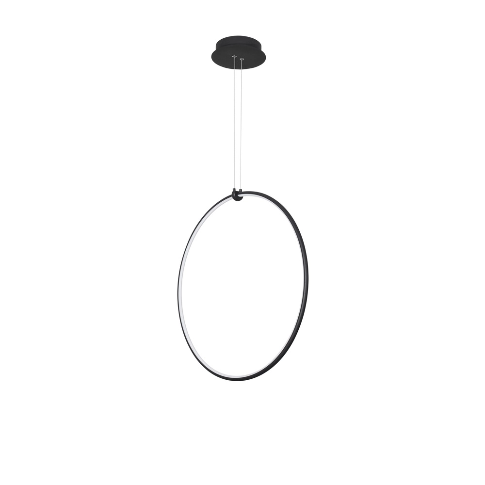 Suspension Ring noir Ø 68cm Lyora 5212017429315