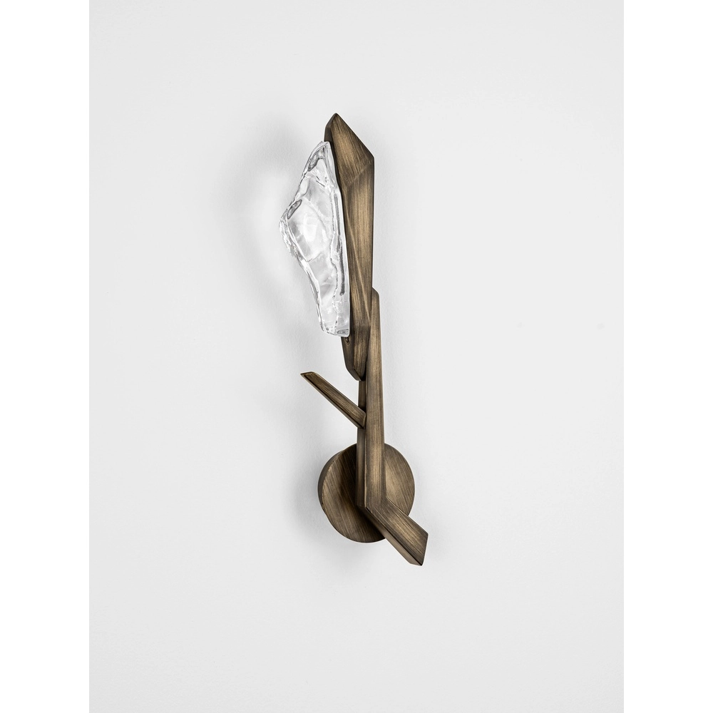 Lampe murale ancienne Greta Laiton ancien Lyora 5212063500358