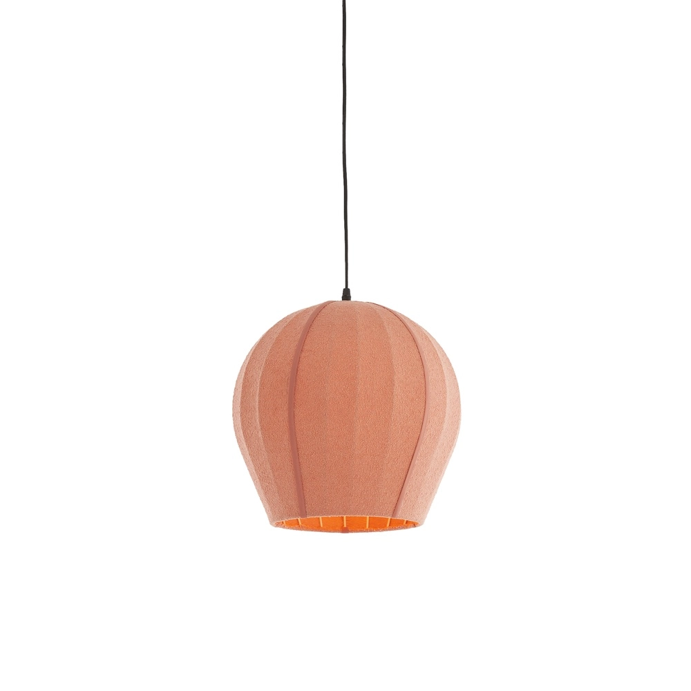 Lampe suspendue Bouclé Zagori Ø 35 cm - corail Light & Living 8717807793050