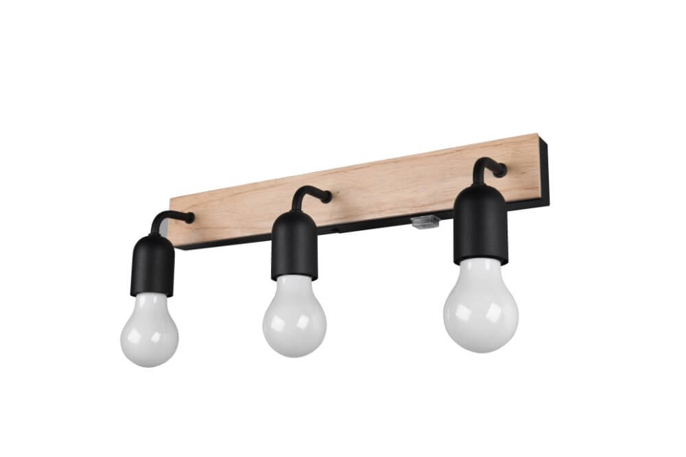 Applique de salle de bain rurale Arturo 3x E27 Trio 4017807615685