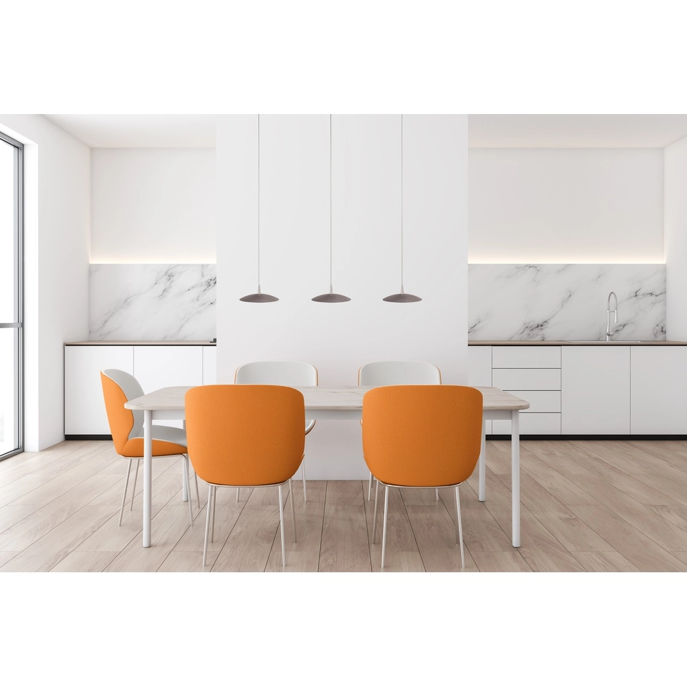 Lampe pendante à 3 lampes Scala 100 cm nickel Ø 20 cm Masterlight 8718121312583