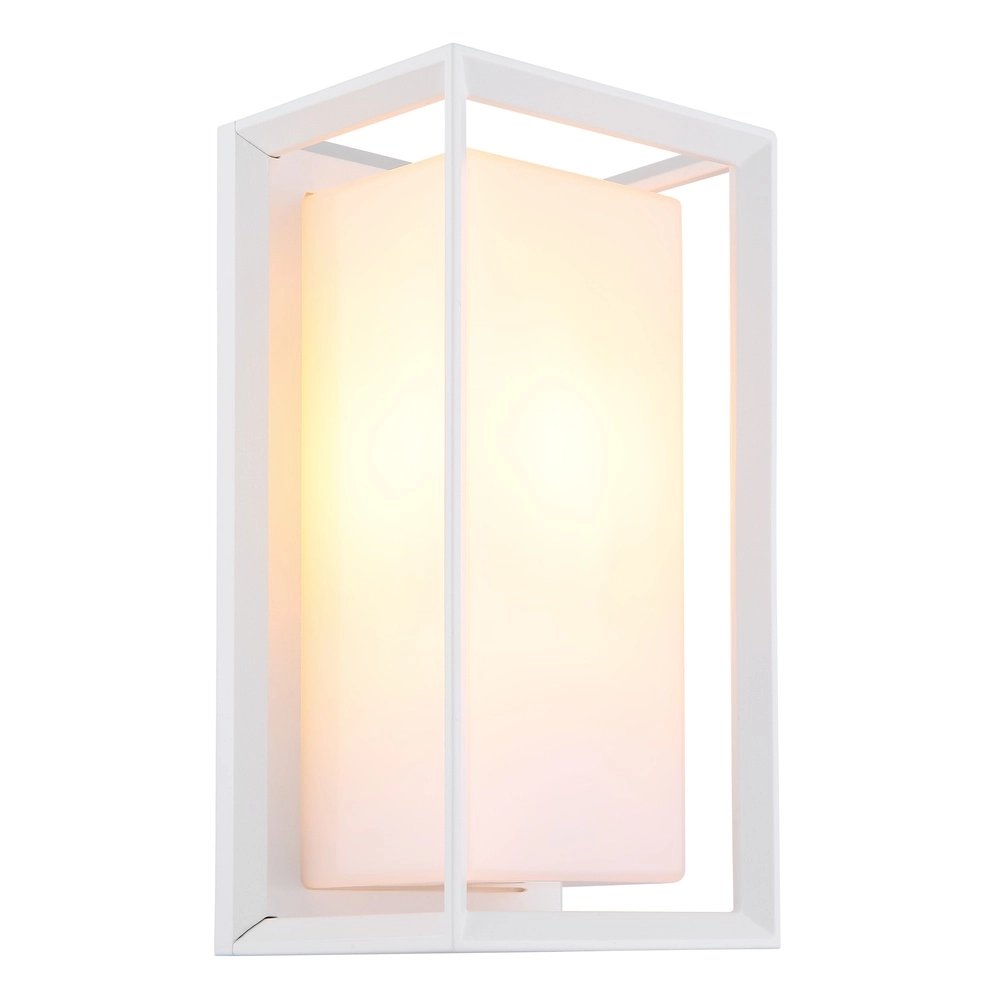 Lampe murale extérieure Logana Blanc