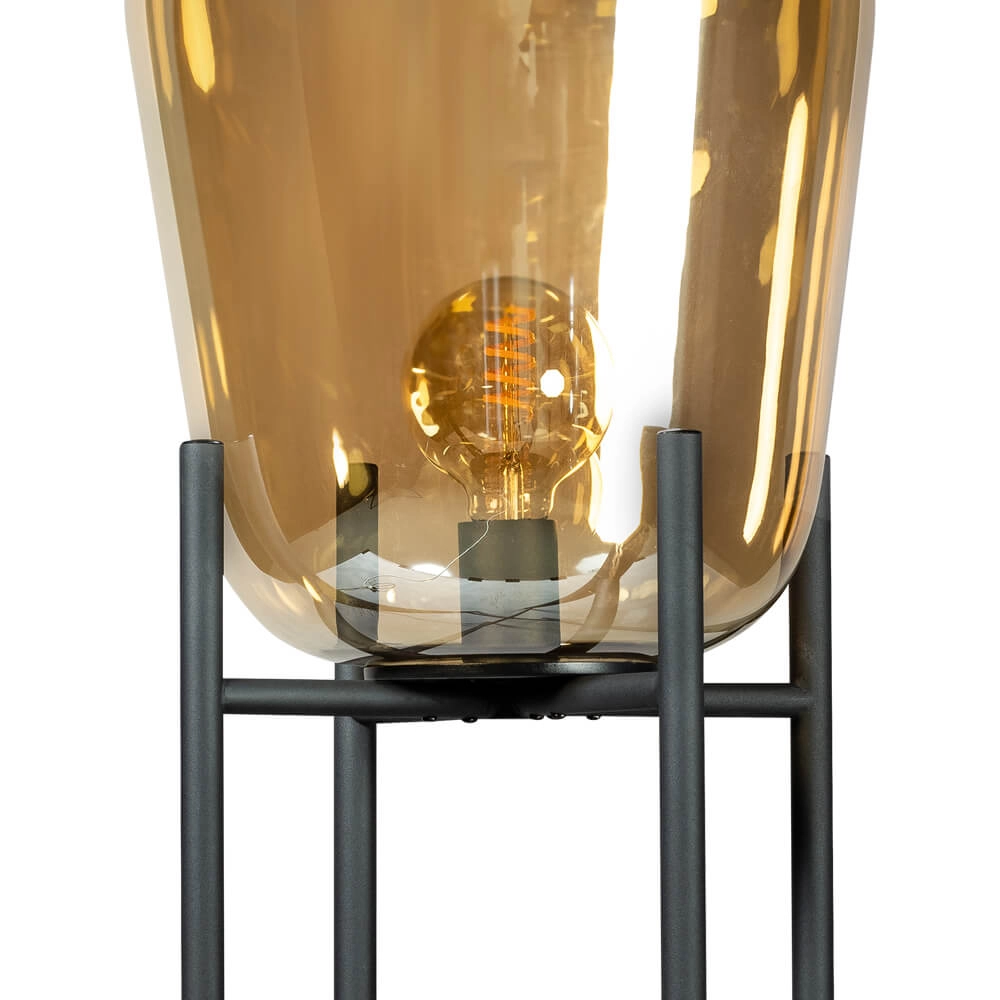 Lampadaire Benn Gold noir avec de l'or ETH 8720195303022