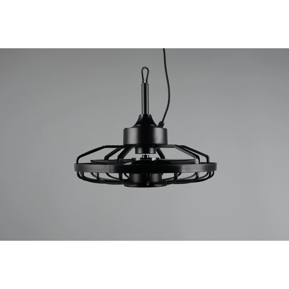 Éventail noir Oslo Ø 51cm Trio 4017807689136