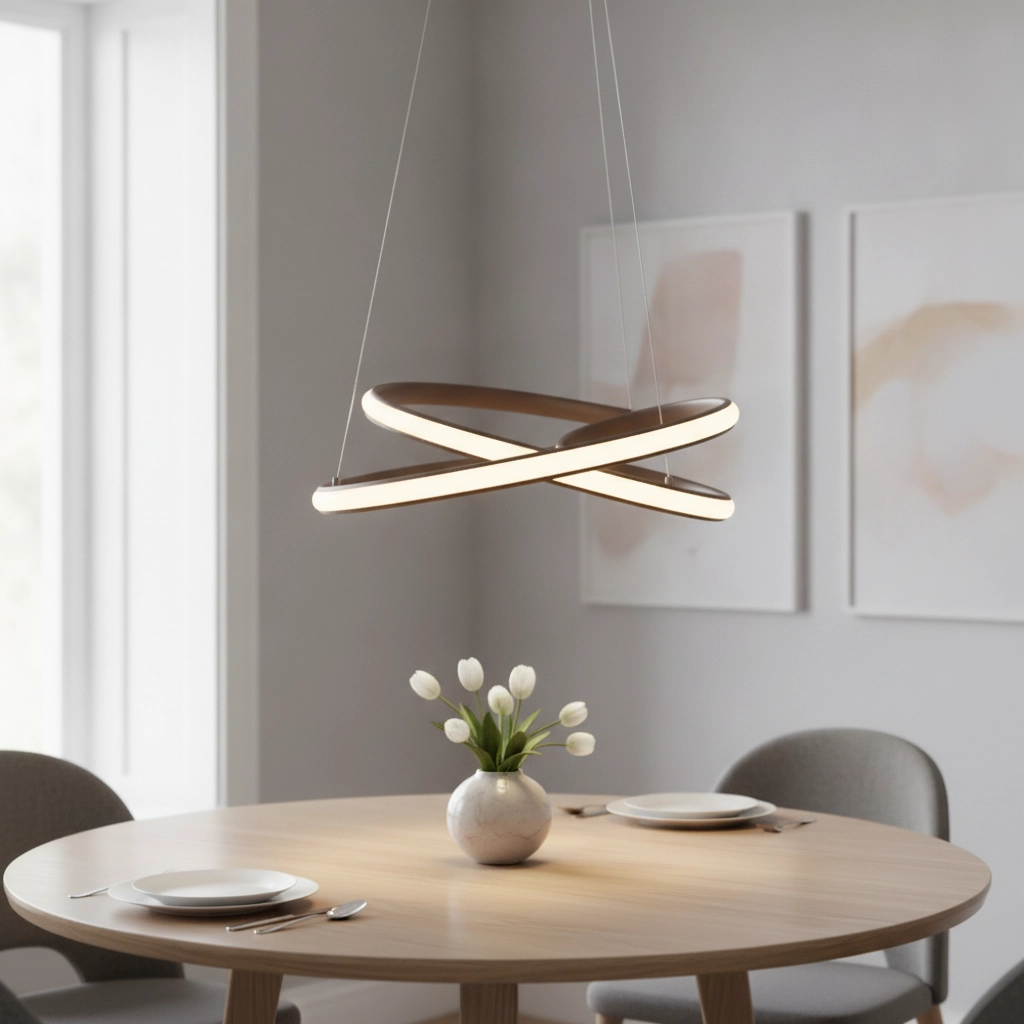 Suspension design Menton brun café