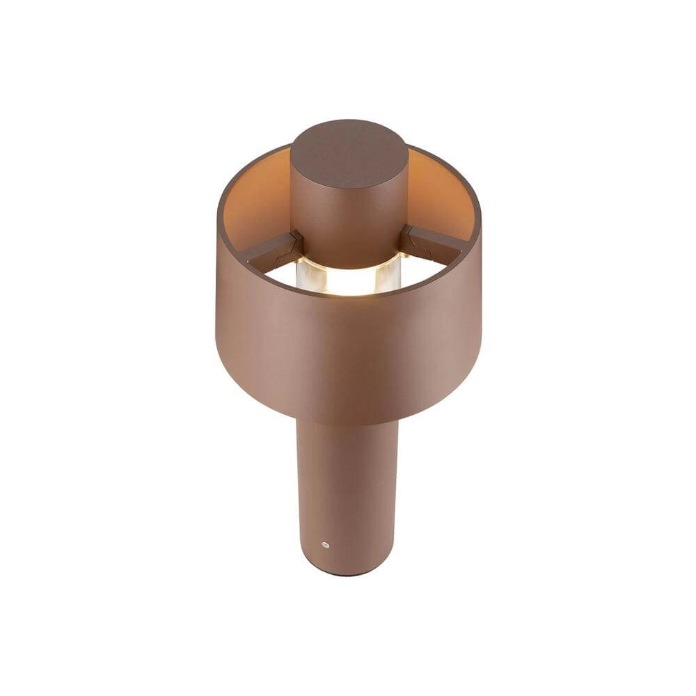 Lampe de jardin design Photoni Cyl Pole 45 Brun rouille 45cm SLV 4024163295307