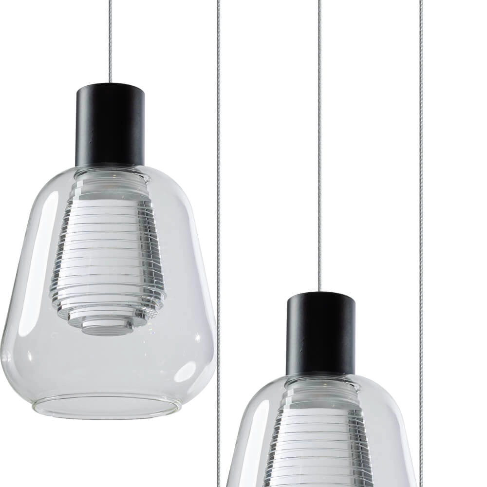 Lampe suspendue Vide Gary 5 lumières ETH 9900002611970