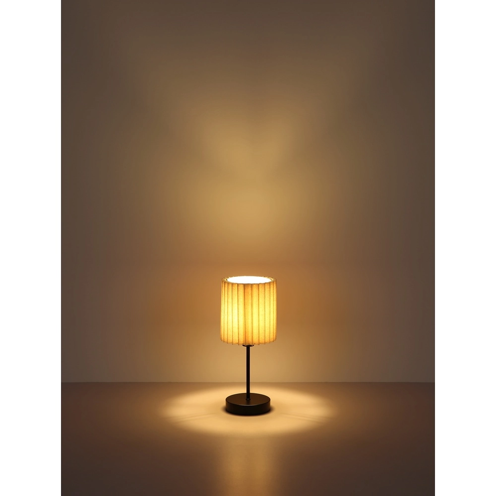 Lampe de table Page Ø 15 cm blanc avec du noir Globo 9007371525591