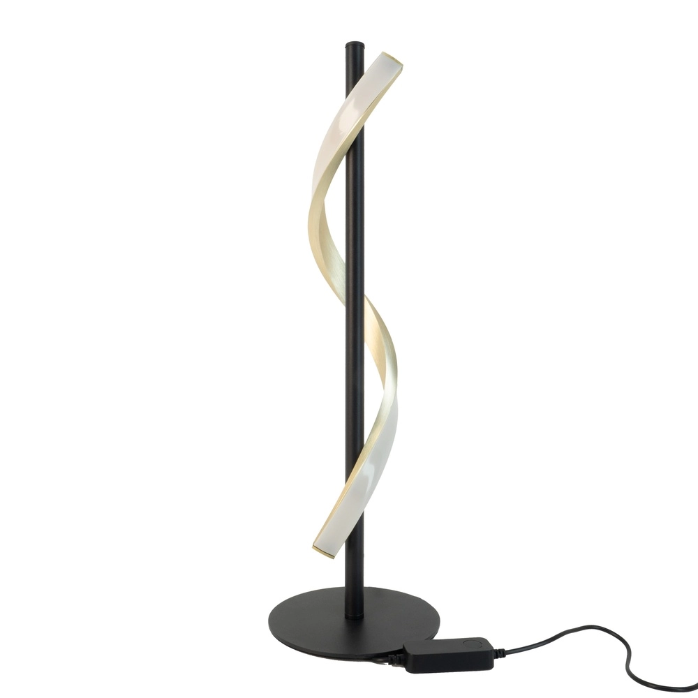 Lampe de table Conaprato noir avec or Eglo 9008606357376