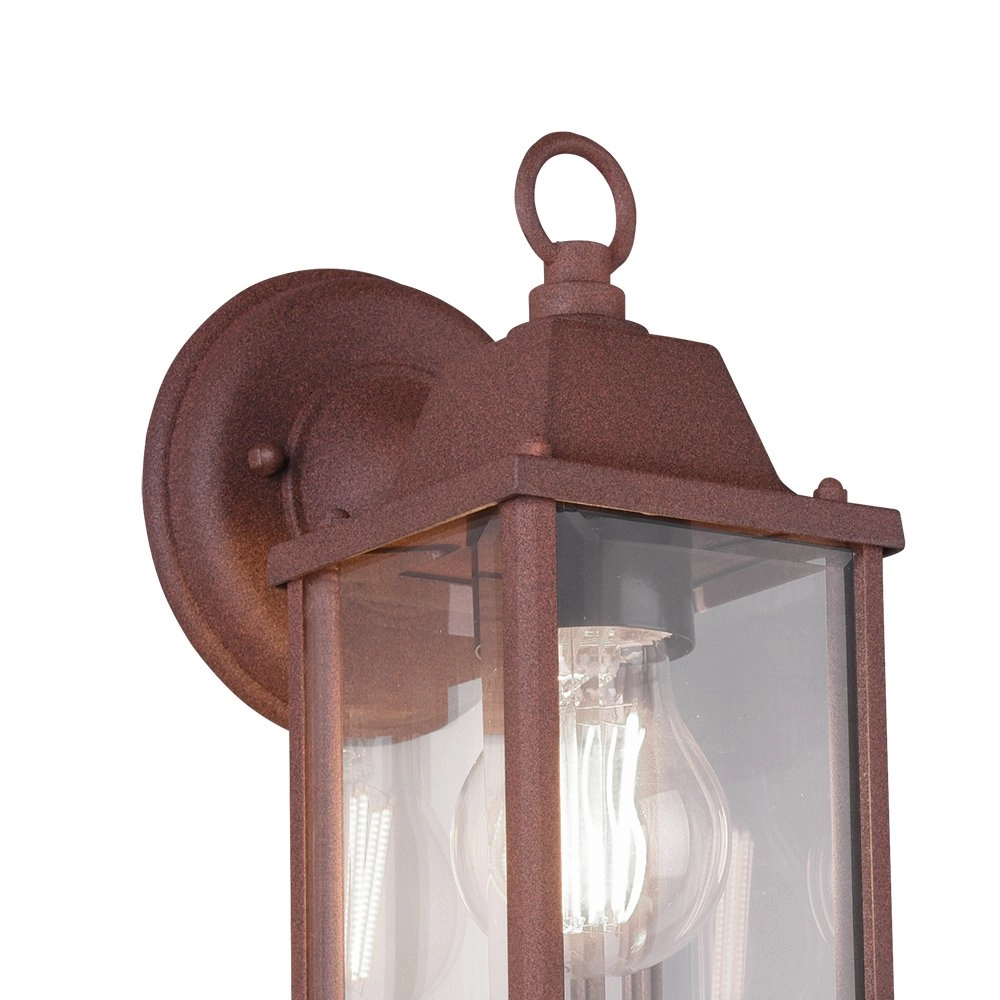 Éclairage de véranda Olona 29,5 cm marron rouille Trio 4017807442045