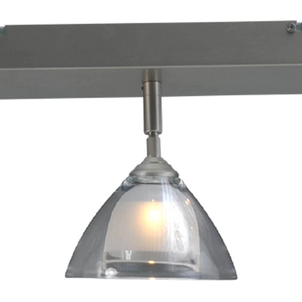 LED plafonnier Caterina LED Beam Gris métallisé à 3 lumières Masterlight 8718121210766