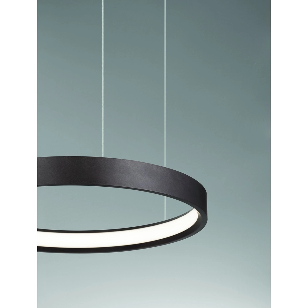 Suspension élégante Perrine Ø 40cm marron café Lyora 5212017438928