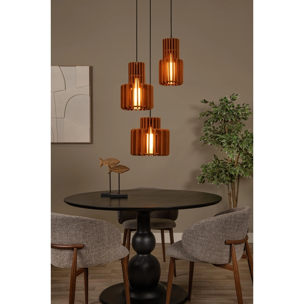 Lampe pendante de conception Rollo Terre cuite à 3 lumières Lucide 5411212452818