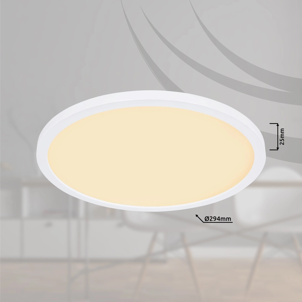 Éclairage de plafond Sapana Ø 29,4 cm de blanc Globo 9007371414406