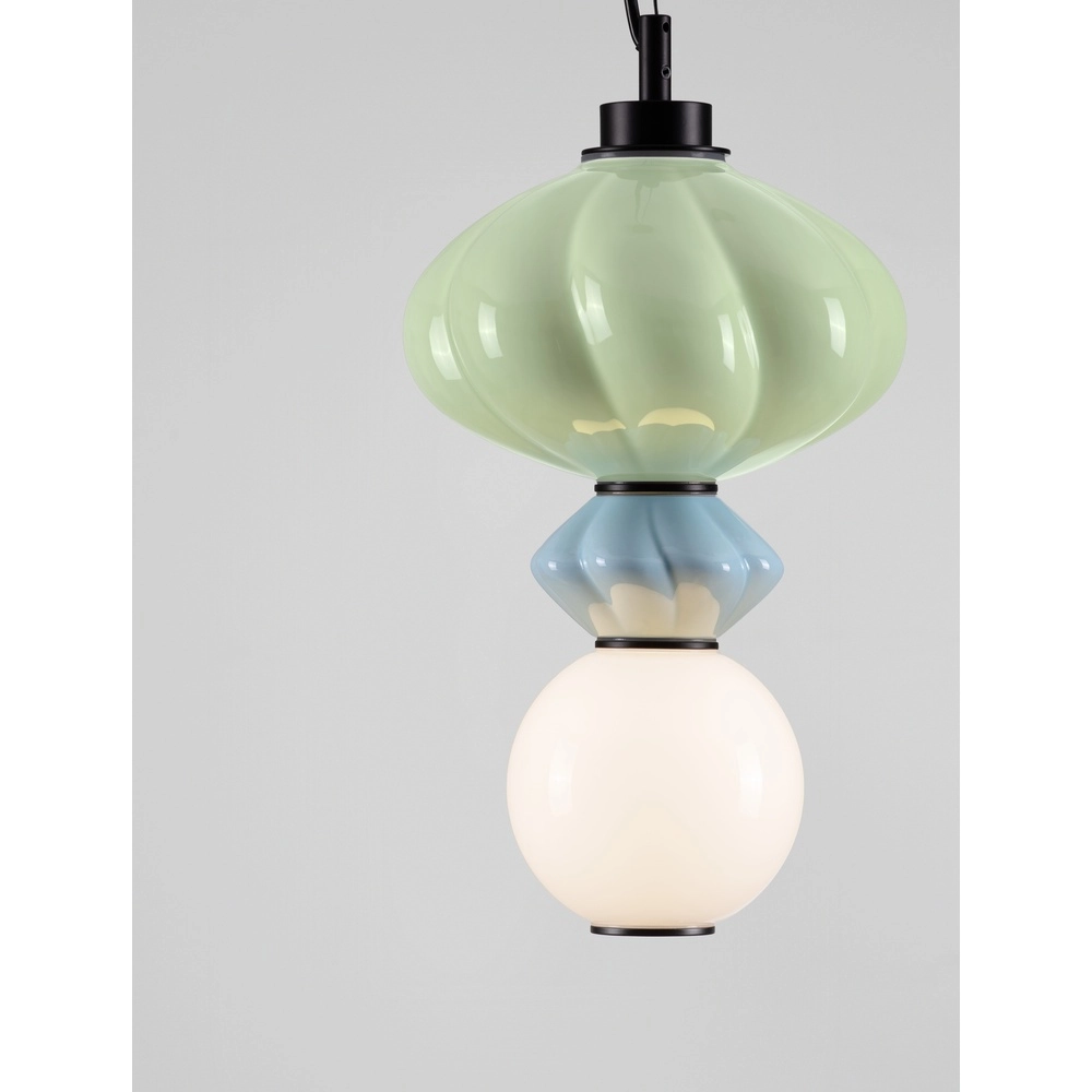 Suspension Oneta vert - bleu -blanc Lyora 5212017473912