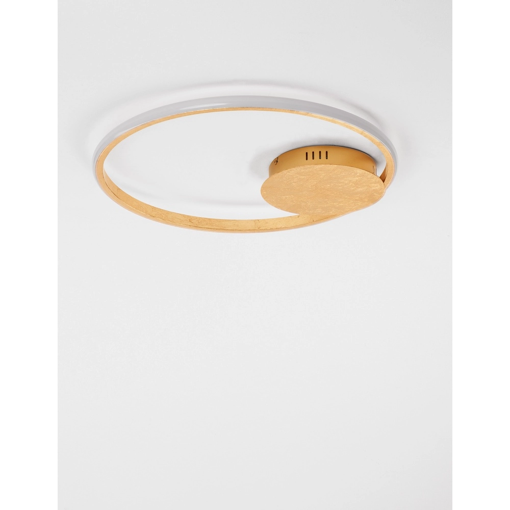 Plafonnier rond Fuline or Ø 50cm Lyora 5212017419668