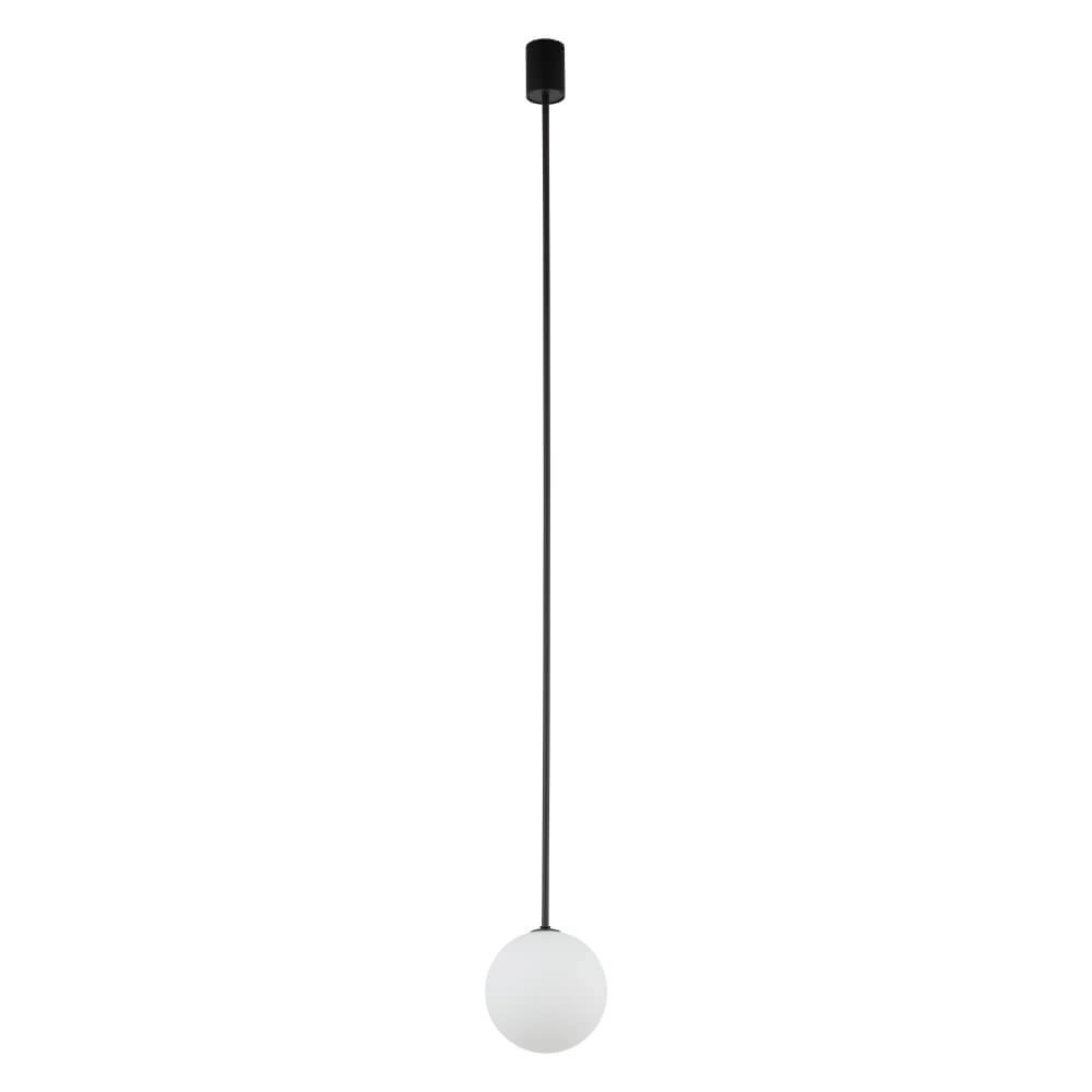 Plafonnier en verre Kier L noir - 140cm