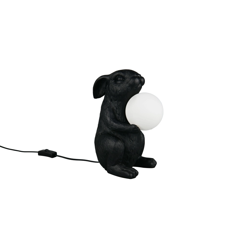 Lampe de table Rabbit noir Trio 4017807667882
