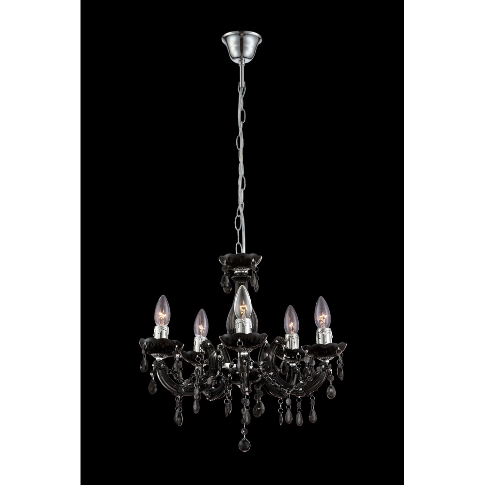 Lustre noir Cuimbra Ii Classique Globo 9007371256754