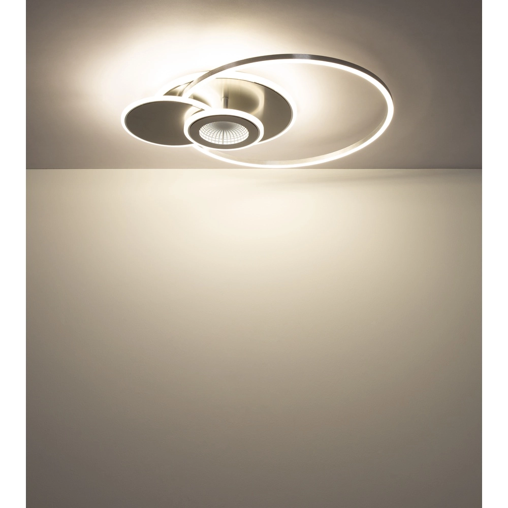 Lampe de plafond à design Beltran Gris argenté Globo 9007371586691