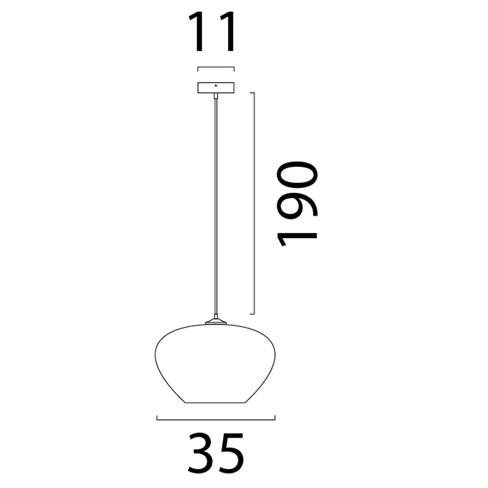 Pensez à une lampe pendante en papier Cartone Ø 35 cm Masterlight 8718121396699