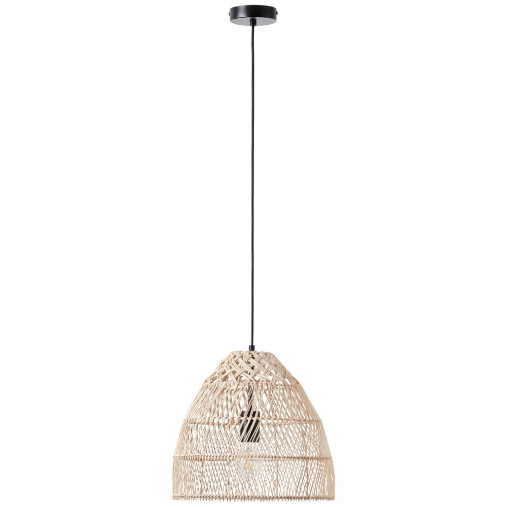 Lampe suspendue en rotin Minster Ø 35 cm Brilliant 4004353396700