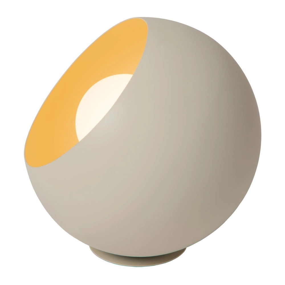 Lampe de table Doredos Ø 20 cm brun sable Lucide 5411212510037