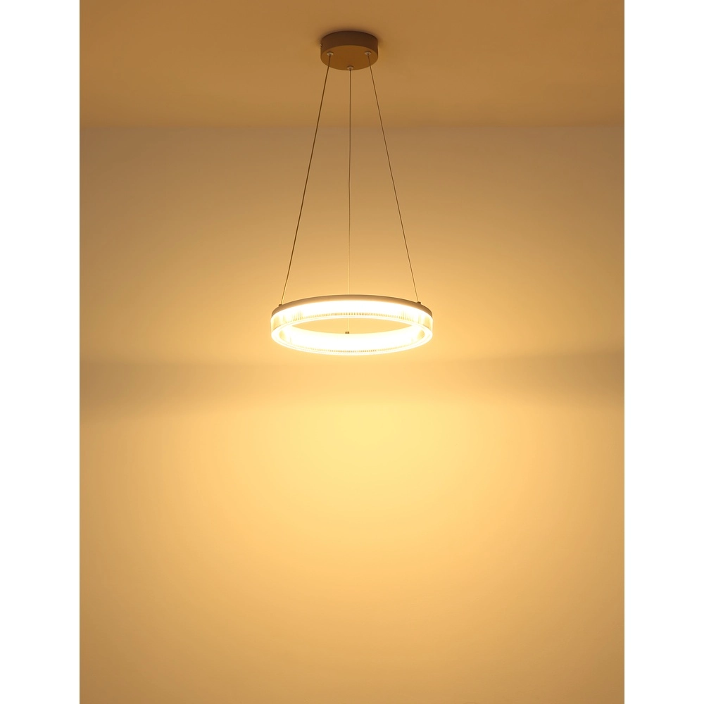 Suspension moderne Zara brun sable Ø 33cm Globo 9007371570072