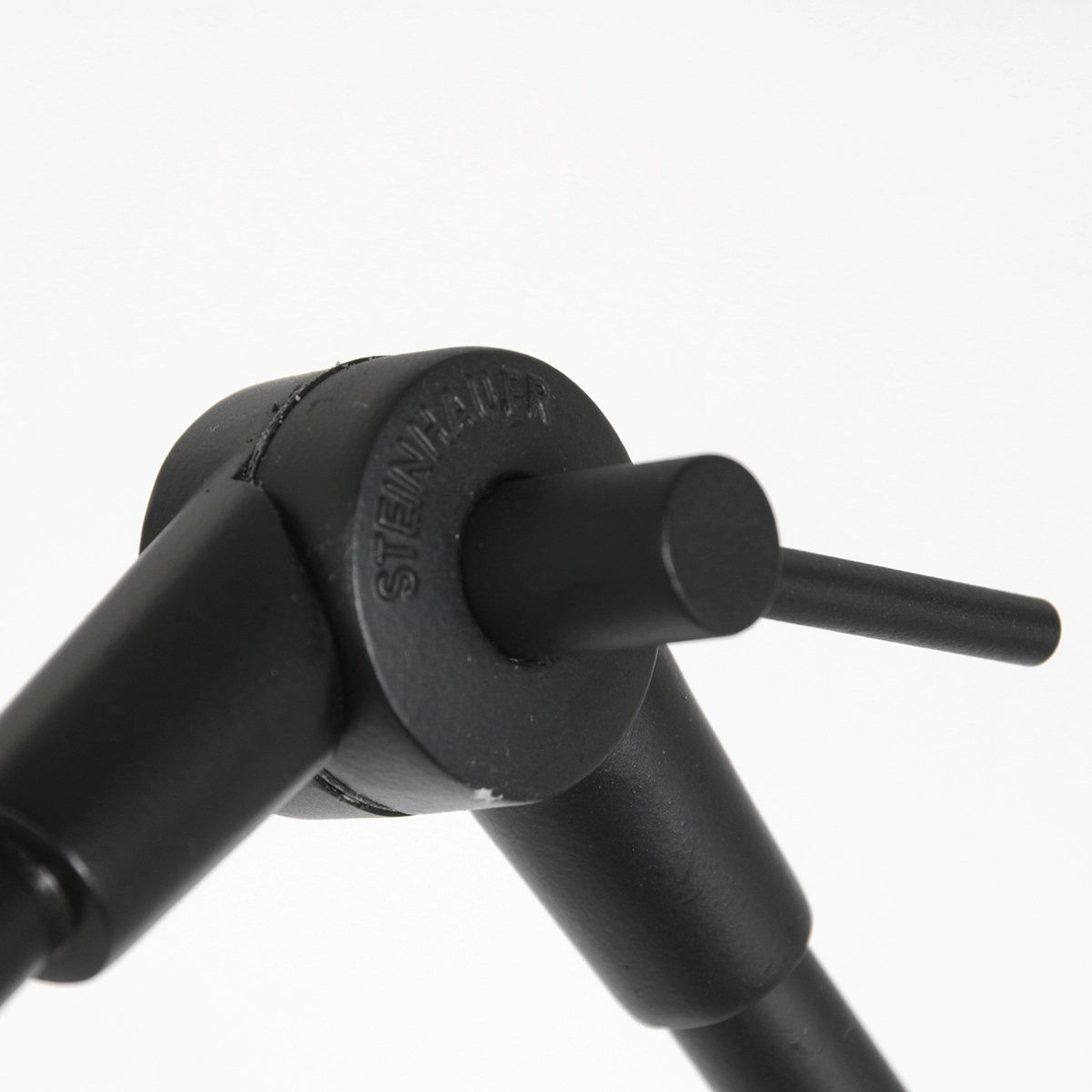 Lampe de table orientable Prestige Chic 35 cm noir avec blanc uni Steinhauer 8712746146530