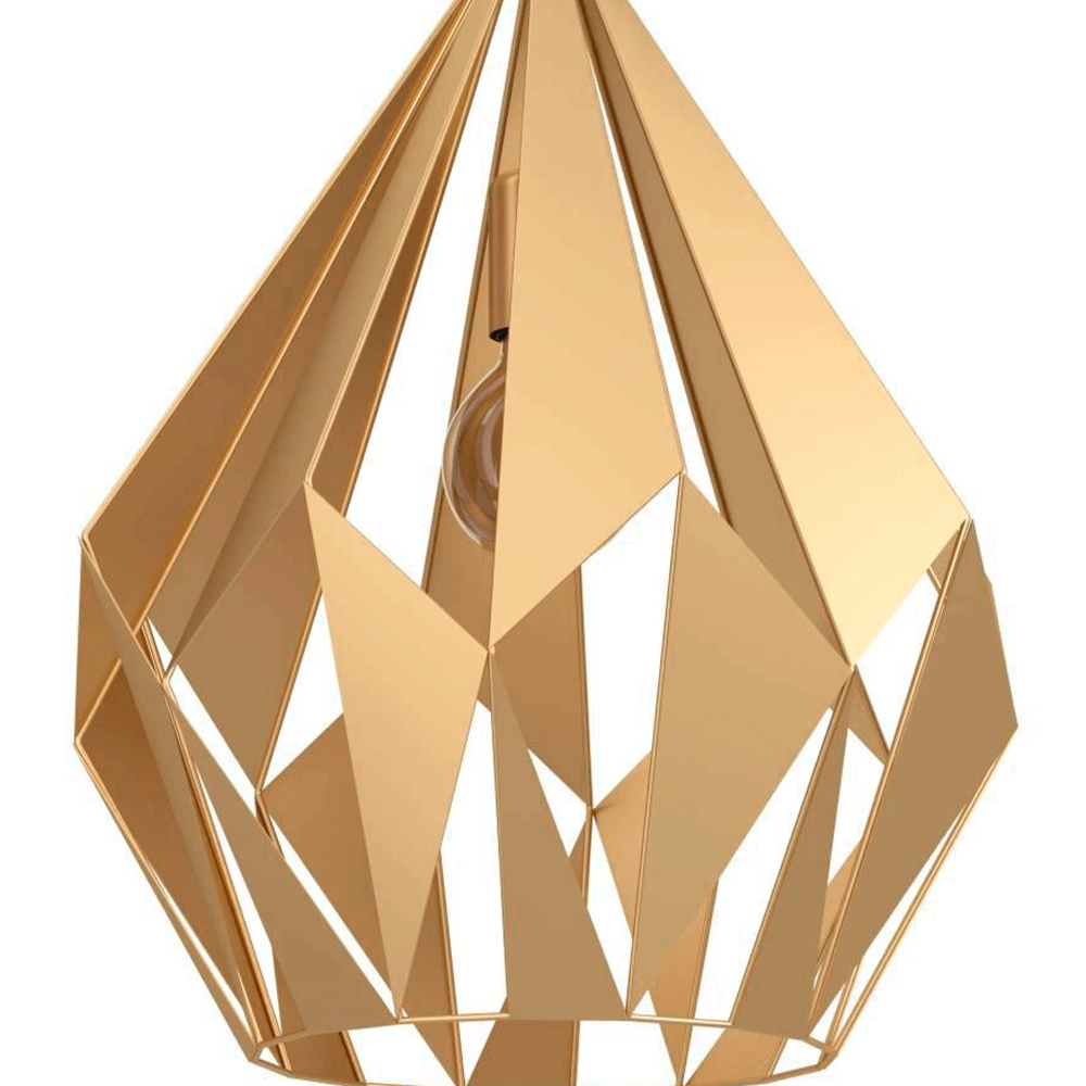 Lampe suspendue dorée Carlton Ø 38,5 cm Eglo 9002759438159