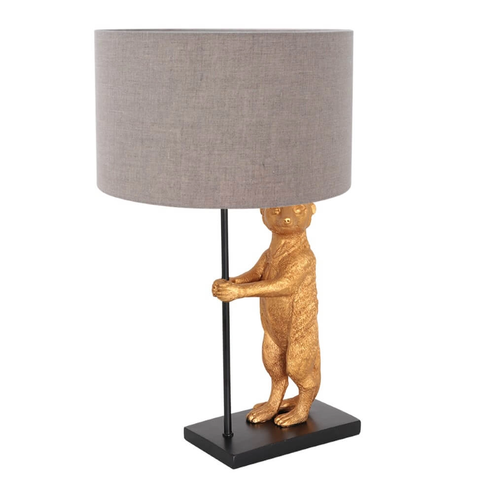 Lampe de table Animaux avec capuche taupe