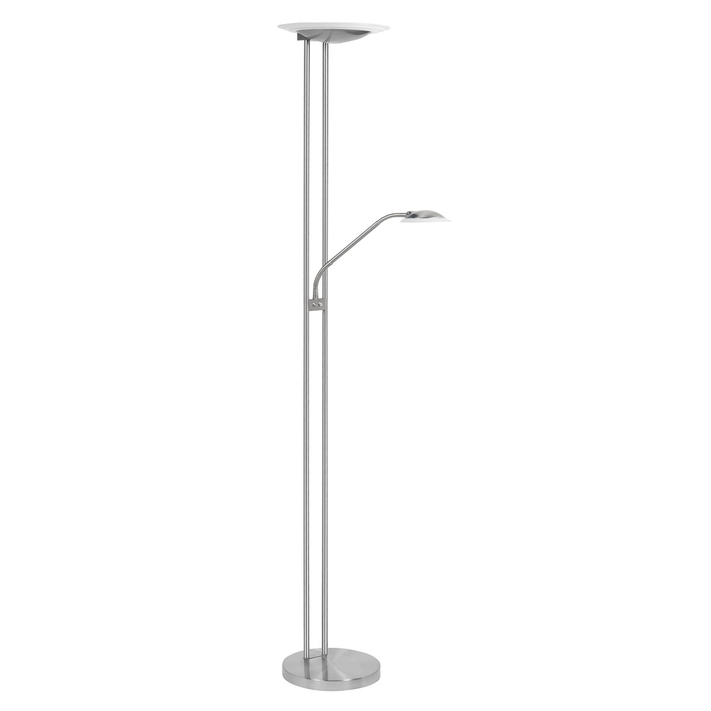 Lampadaire classique Biarritz nickel Ø 28cm Lampadaire classique Biarritz nickel Ø 28cm