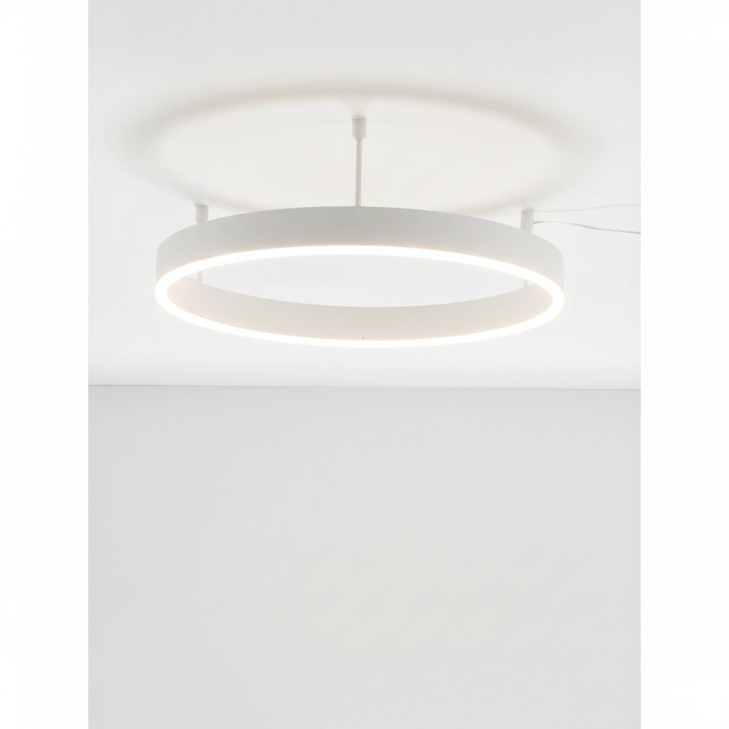 Plafonnier Motif blanc Ø 60cm
