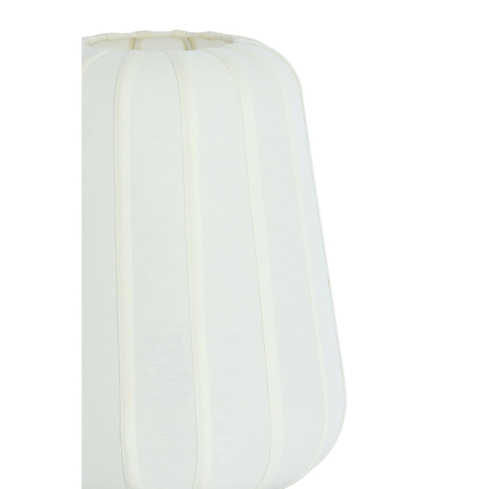Lampe de chevet Bibury Ø 20cm - lin blanc Light & Living 8717807794217