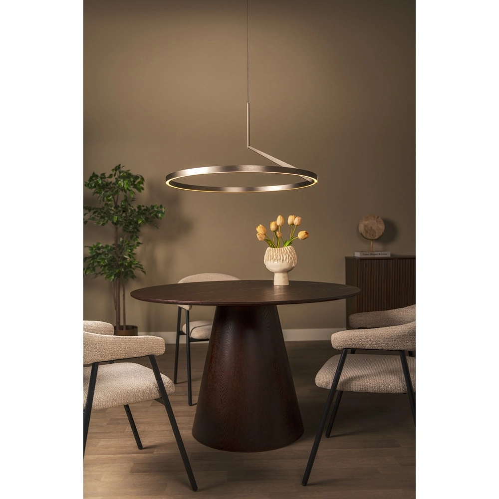 Suspension LED élégante Applause Métal brossé - Ø 80cm Premium by Lucide 5411212221841