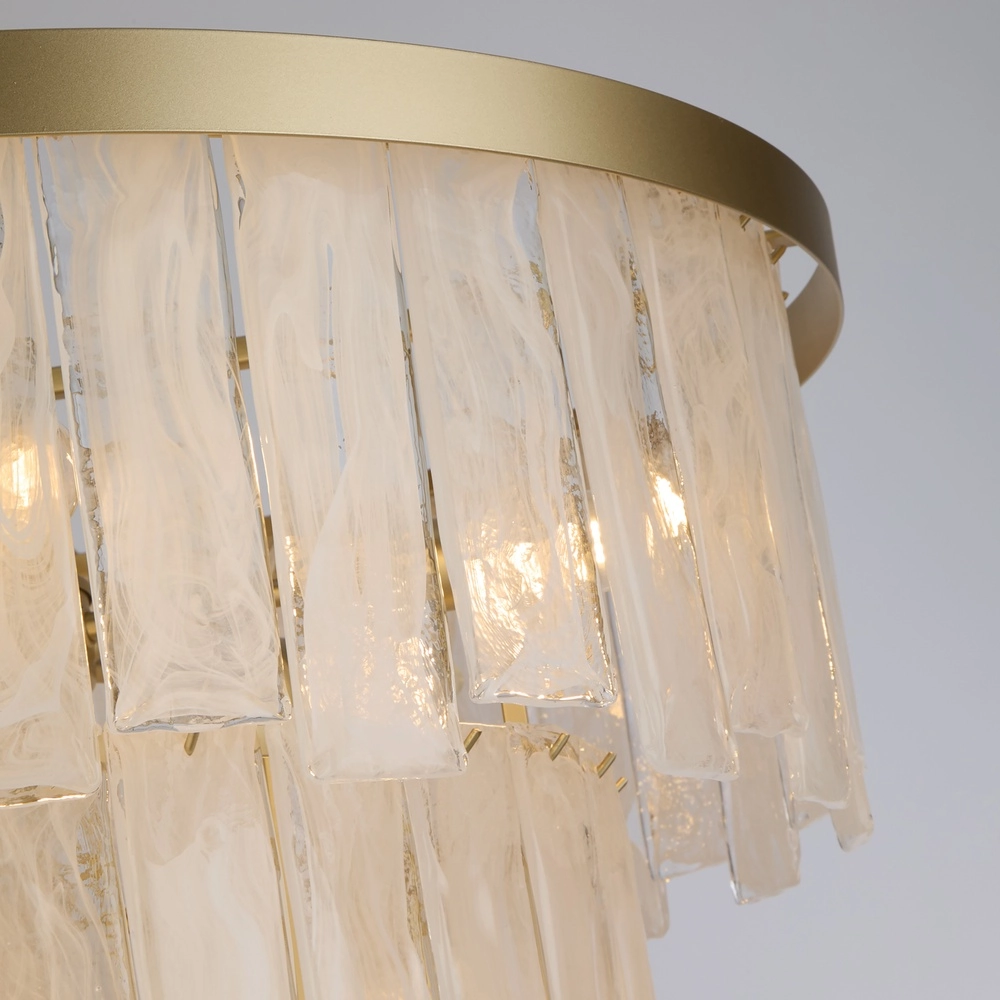 Lampe suspendue Formalux Ø 65 cm d’or Searchlight 5,05342E+12