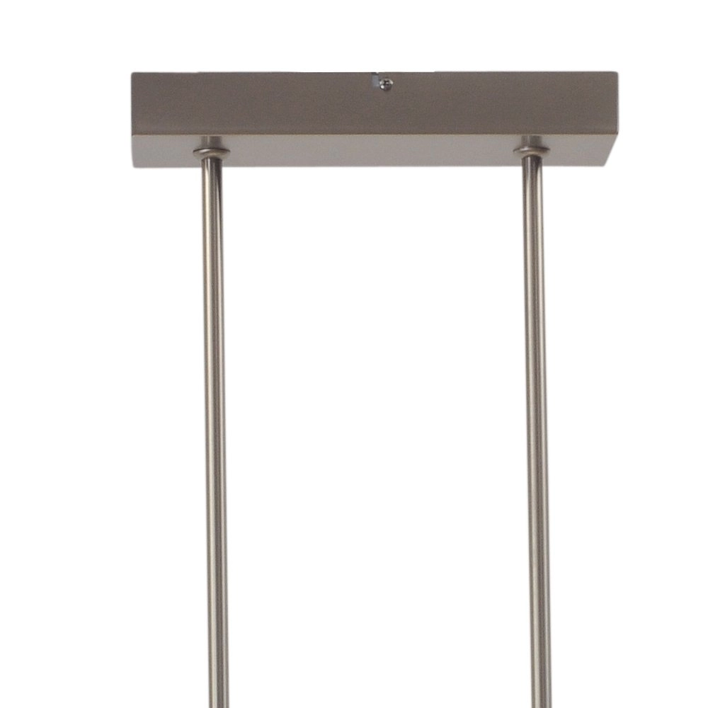 Lampe suspendue salle à manger Calabro Nickel à 4 ampoules Masterlight 8718121093635