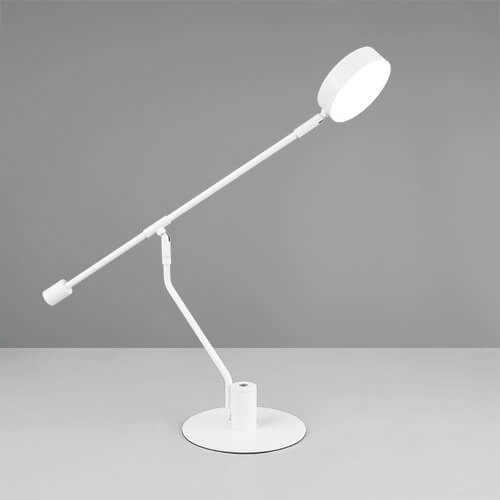 Lampe de bureau LED Manduro blanc Trio 4017807616002