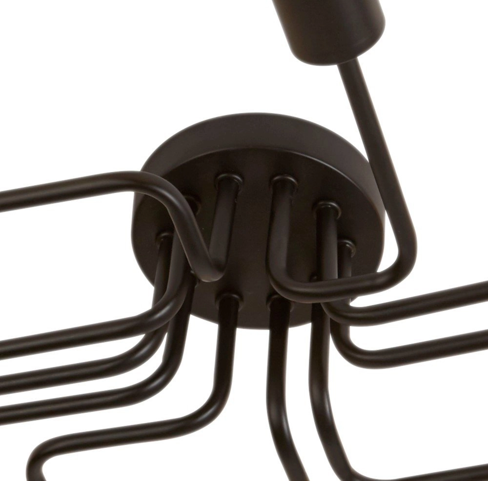 Plafonnier Circuit Spider 10 lumières noir mat Searchlight 5053423119335