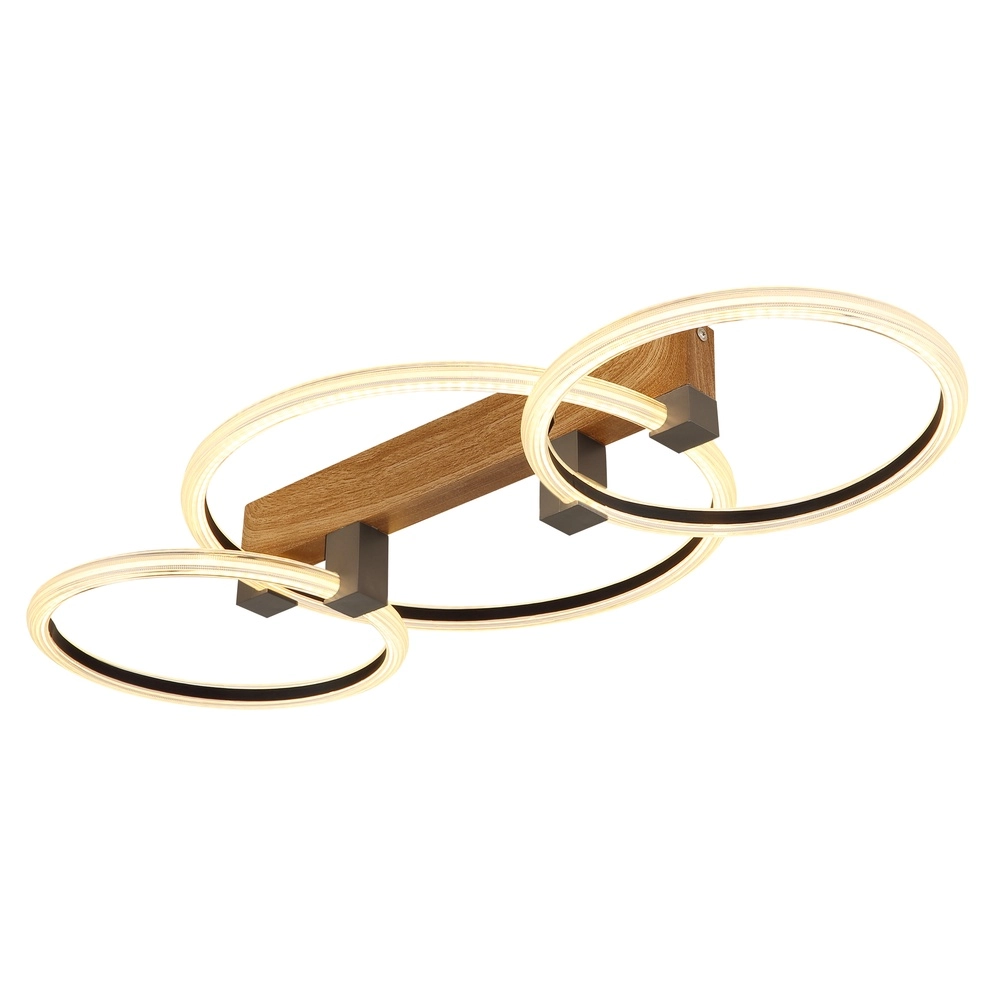 Lampe de plafond en bois Fletcher Conception