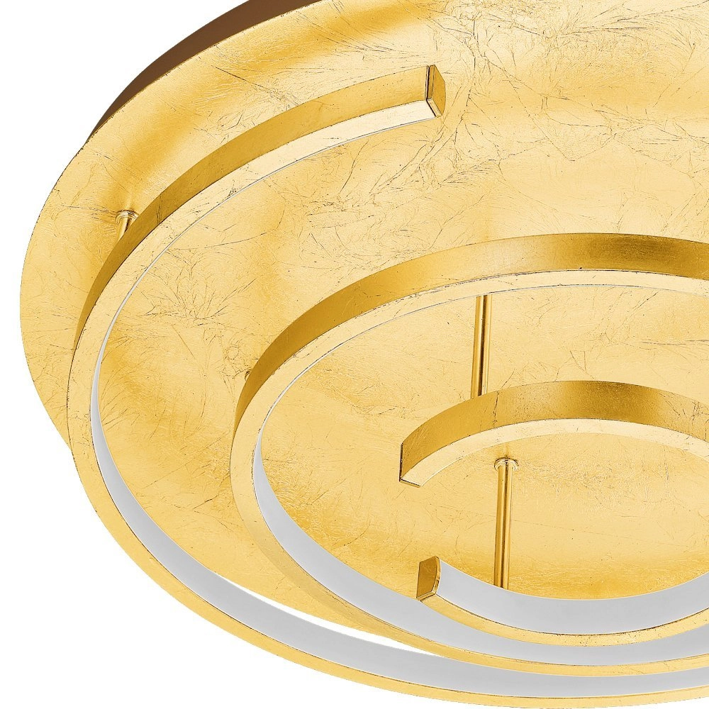 Plafonnier doré Pozondon Ø 52 cm Eglo 9002759984885