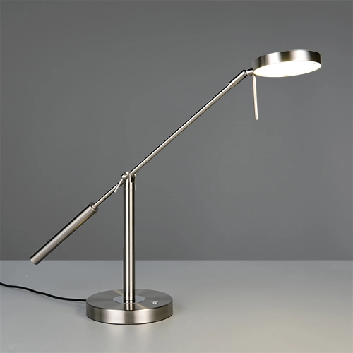 Lampe de bureau Monza nickel Trio 4017807693263