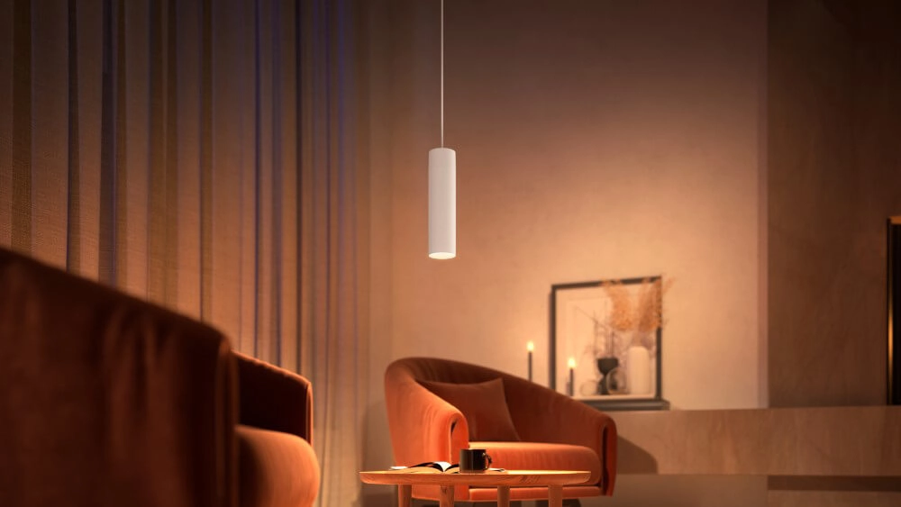 Hue Perifo - White and color lampe suspendue à extension blanche Philips 8719514407503