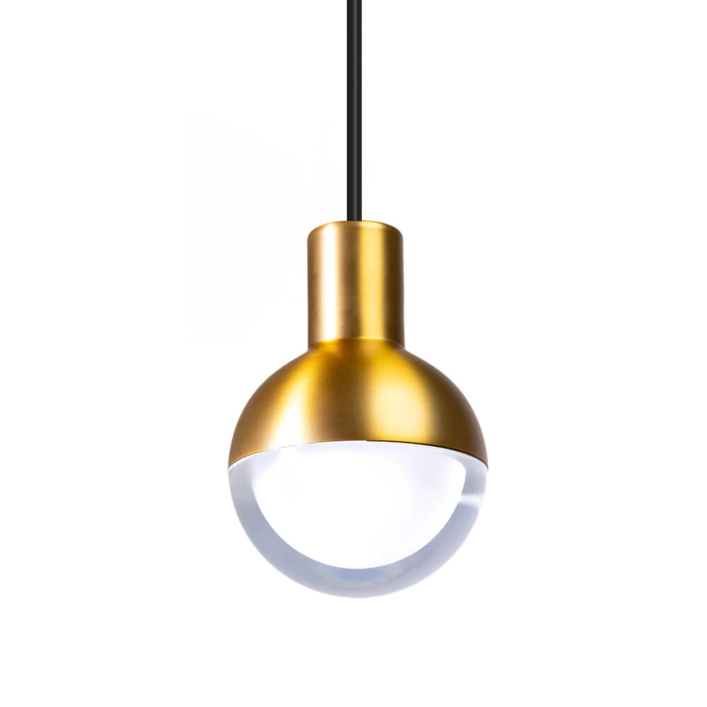 Lampe suspendue Drop noir avec de l'or ETH 8720195306498