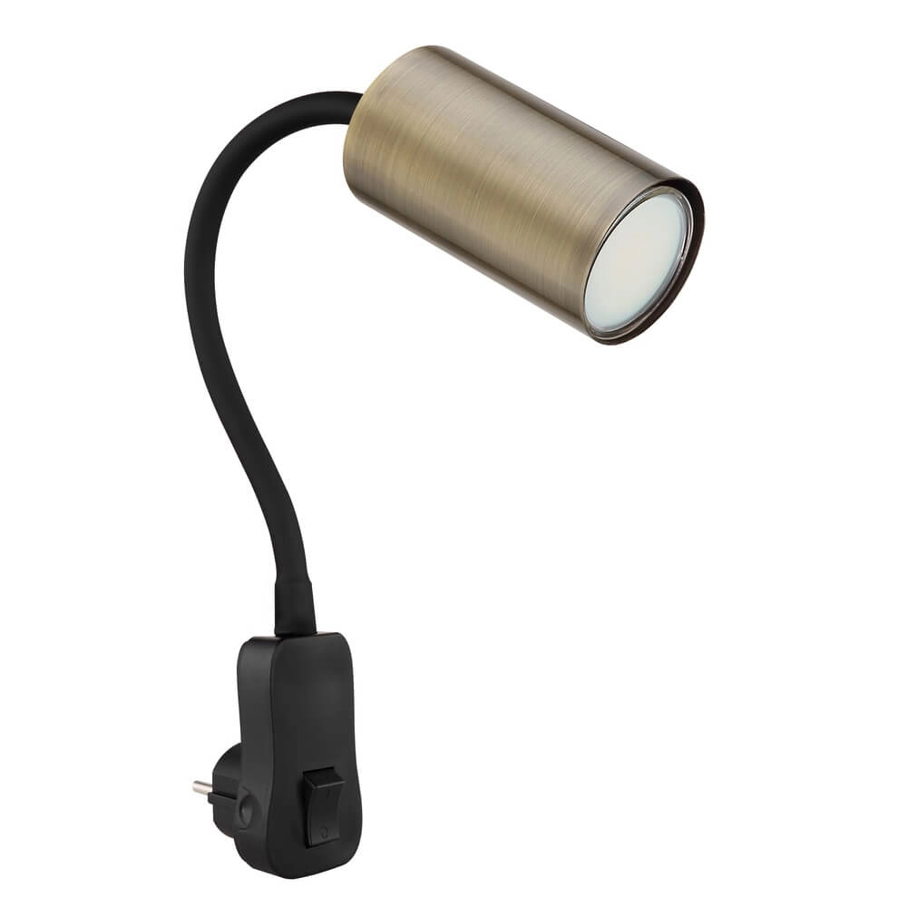 Lampe noire Robby Douille en laiton Globo 9007371434008