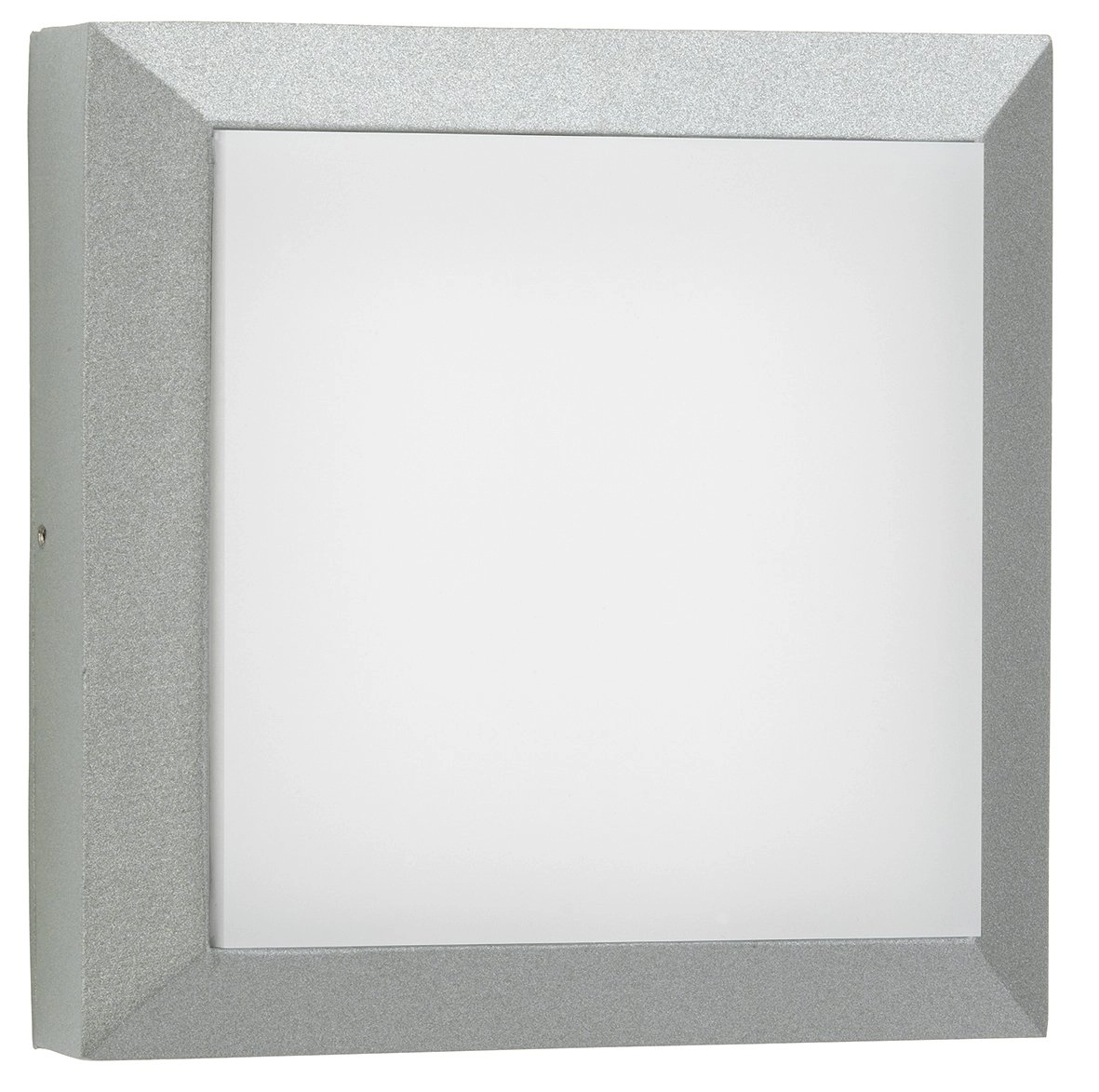 Applique carrée Parel 19cm-gris